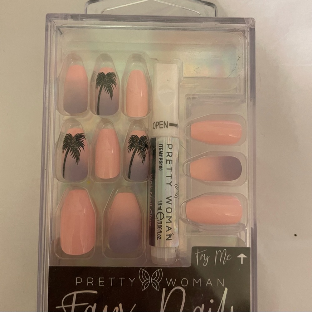 SOLD-Tropical palm tree 🌴 nails - Picture 4 of 6